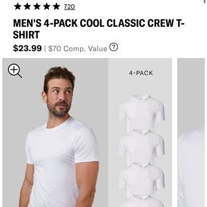 4 pack of men’s shirts. Brand new in pack .